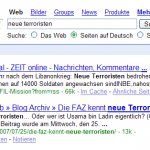 Google, neue Terroristen